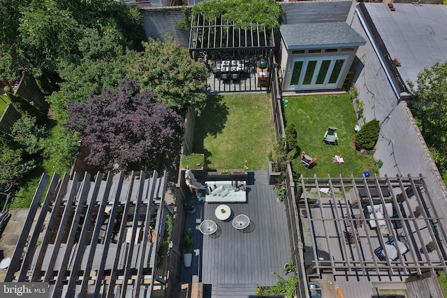 1318 E Eyre St, Philadelphia, PA 19125 - aerial view of property and surrounding area