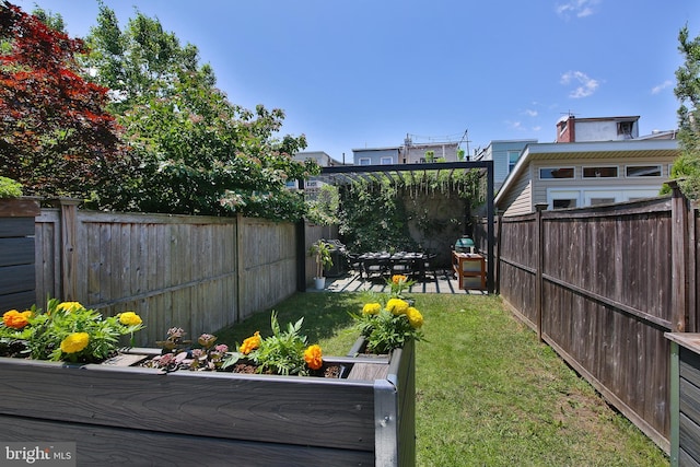 1318 E Eyre St, Philadelphia, PA 19125 - fenced backyard with a patio area