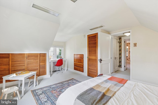 508 Baird Rd, Merion Station, PA 19066 - bedroom featuring lofted ceiling and light carpet