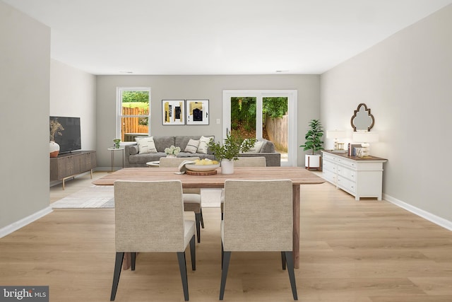 14 Ensign Ct, Essex, MD 21221 - dining space featuring plenty of natural light and light wood-style floors