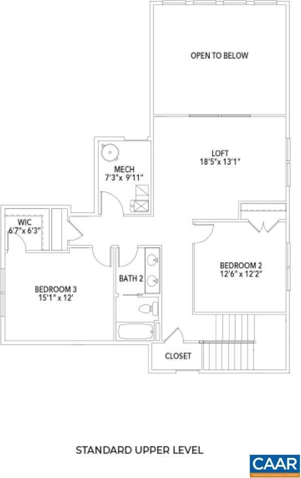 51E Farrow Dr, Charlottesville, VA 22901 - view of floor plan / room layout