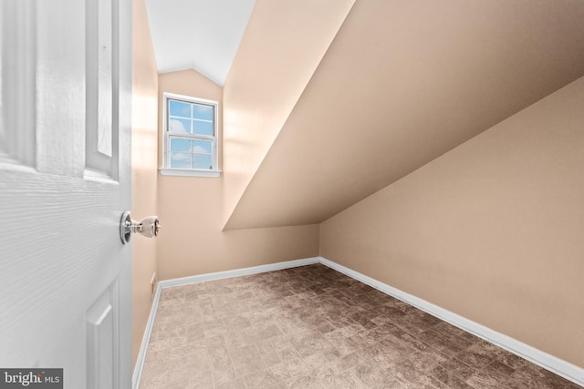 1401 Kenny, Burlington, NJ 08016 - bonus room featuring vaulted ceiling and baseboards