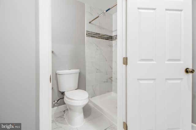 659 Charraway Rd, Baltimore, MD 21229 - bathroom with marble finish flooring and a stall shower