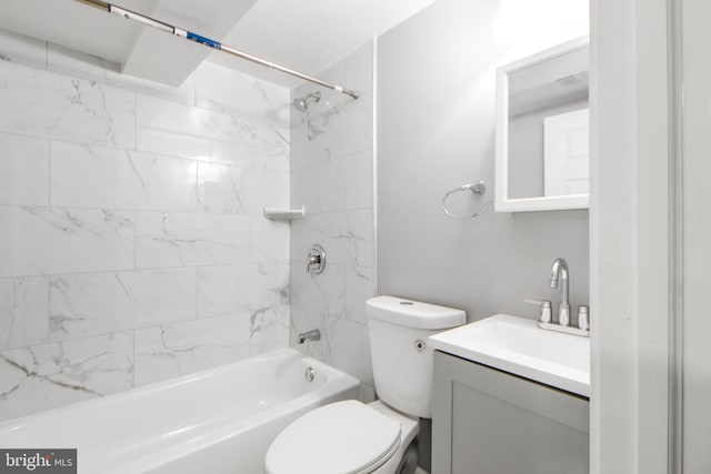 659 Charraway Rd, Baltimore, MD 21229 - bathroom featuring vanity and shower / tub combination