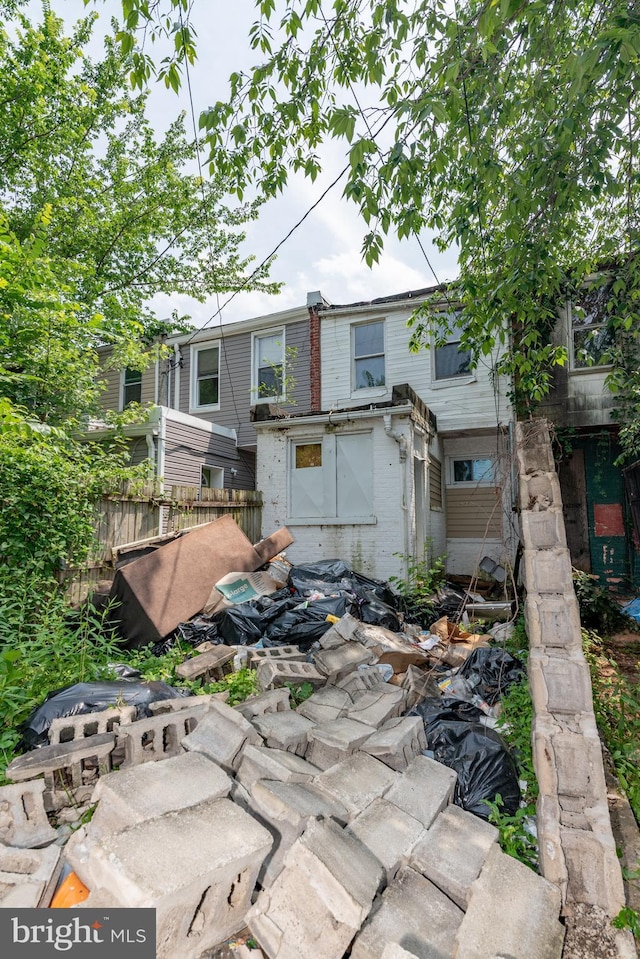 1826 E 28th St, Baltimore, MD 21218 - back of property featuring brick siding