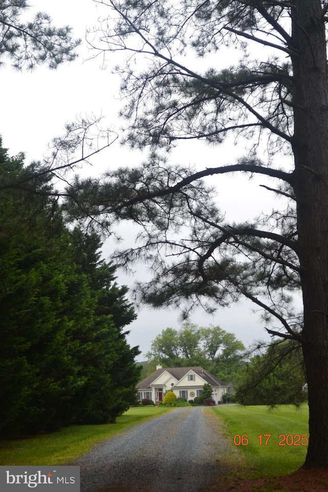 8698 Cummings Rd, Wittman, MD 21676 - view of front facade with gravel driveway