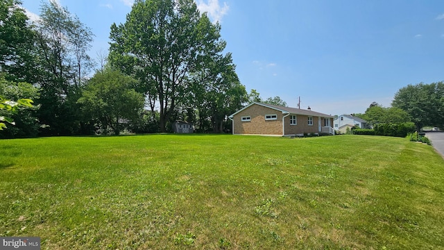 1440 N 26th St, Allentown, PA 18104 - view of green lawn with a shed
