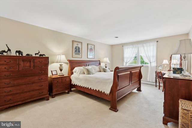 207 Saddle Dr, Furlong, PA 18925 - bedroom featuring light colored carpet and a baseboard radiator