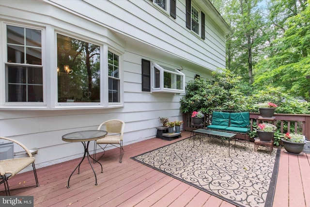 207 Saddle Dr, Furlong, PA 18925 - wooden deck featuring an outdoor living space