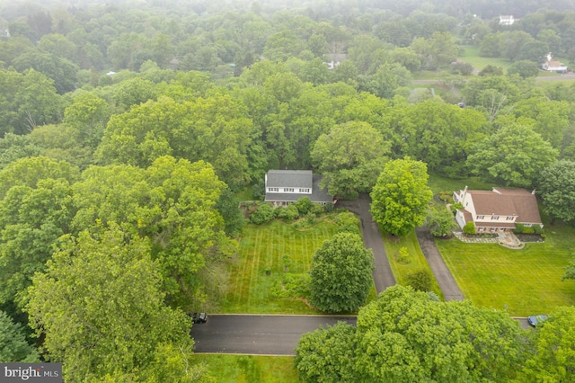 207 Saddle Dr, Furlong, PA 18925 - aerial view of property and surrounding area featuring a forest