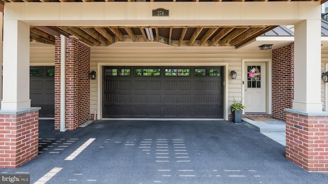 274 W Ashland St, Doylestown, PA 18901 - garage featuring asphalt driveway
