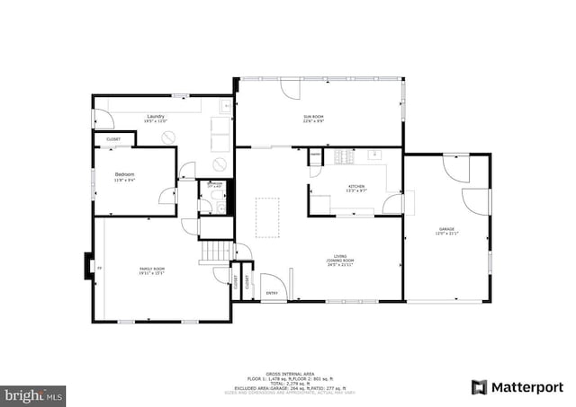 4717 Eddystone St, Annandale, VA 22003 - view of home floor plan