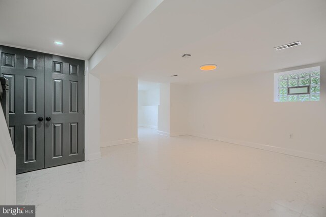 3522 Ellerslie Ave, Baltimore, MD 21218 - interior space with recessed lighting and baseboards