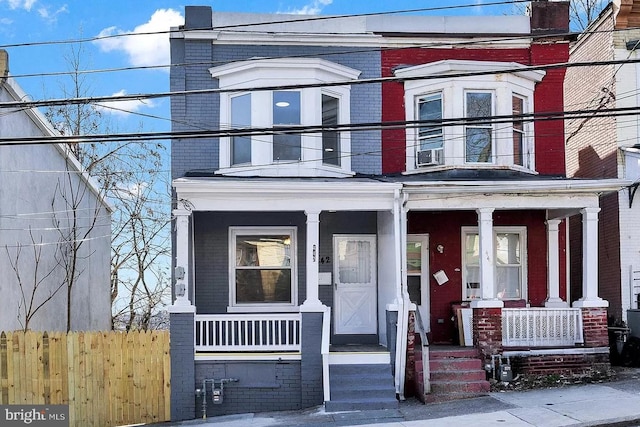 442 Crescent St, Harrisburg, PA 17104 - multi unit property with covered porch, brick siding, and cooling unit