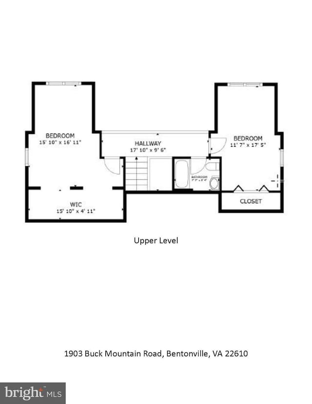 1903 Buck Mountain Rd, Bentonville, VA 22610 - view of home floor plan