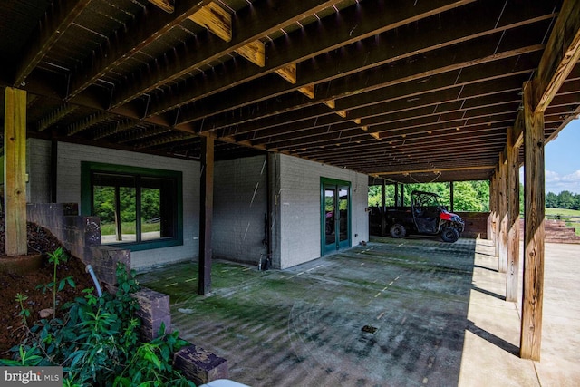 1903 Buck Mountain Rd, Bentonville, VA 22610 - view of patio featuring french doors