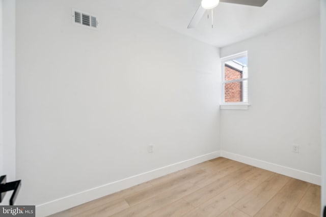 1835 Dudley St, Philadelphia, PA 19145 - unfurnished room with light wood-type flooring and ceiling fan