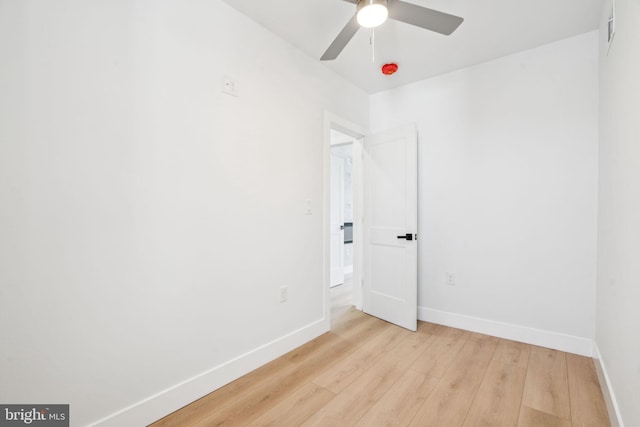 1835 Dudley St, Philadelphia, PA 19145 - unfurnished room featuring light wood-type flooring and a ceiling fan