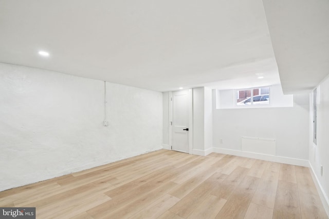 1835 Dudley St, Philadelphia, PA 19145 - below grade area with wood finished floors and recessed lighting