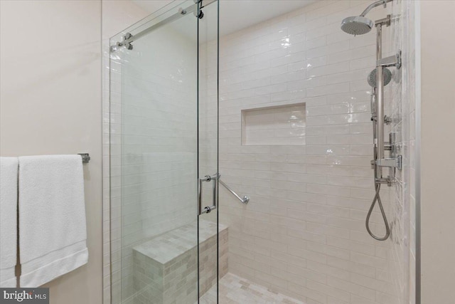 8101 Connecticut Ave Unit N-102, Chevy Chase, MD 20815 - bathroom with a stall shower