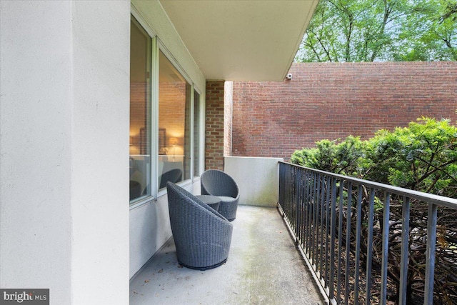 8101 Connecticut Ave Unit N-102, Chevy Chase, MD 20815 - view of balcony