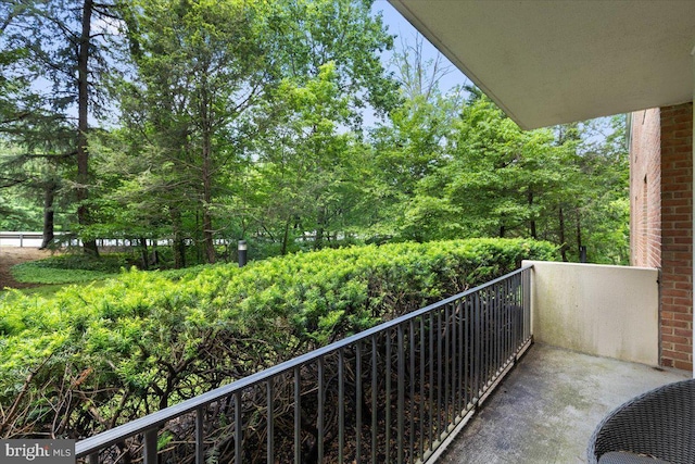8101 Connecticut Ave Unit N-102, Chevy Chase, MD 20815 - view of balcony