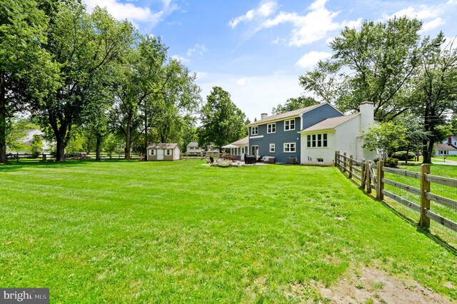 126 Woodview Dr, Doylestown, PA 18901 - view of yard featuring a storage shed