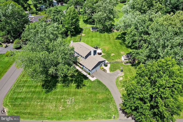 126 Woodview Dr, Doylestown, PA 18901 - aerial view of a tree filled landscape