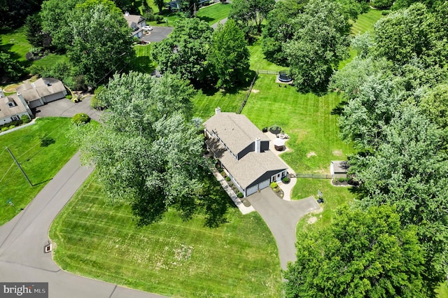 126 Woodview Dr, Doylestown, PA 18901 - aerial view of a tree filled landscape