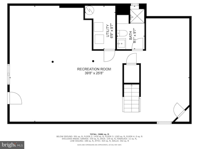 211 Fox Ln, Wallingford, PA 19086 - view of property floor plan