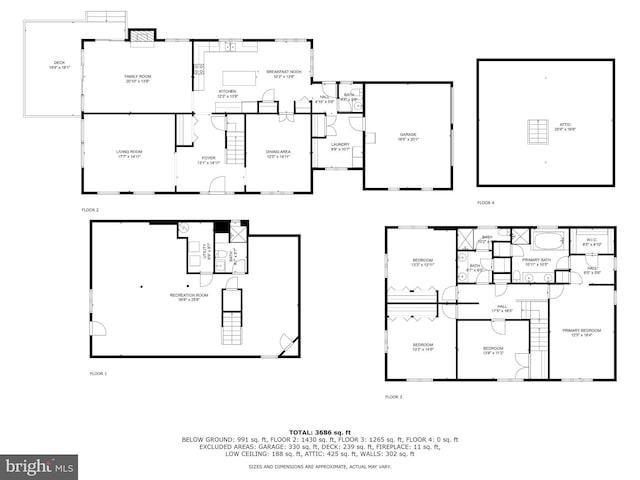 211 Fox Ln, Wallingford, PA 19086 - view of floor plan / room layout