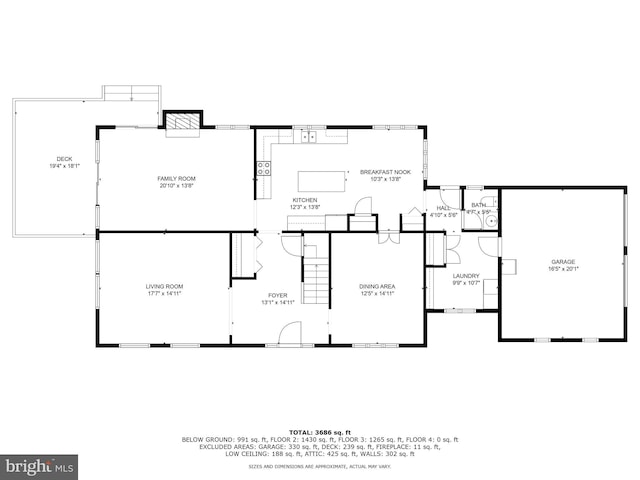 211 Fox Ln, Wallingford, PA 19086 - view of room layout