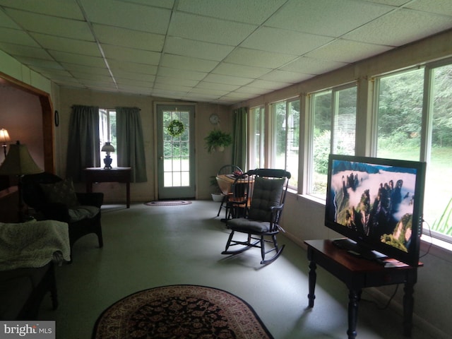 4350 Back Maitland Rd, Mcclure, PA 17841 - sunroom with a paneled ceiling