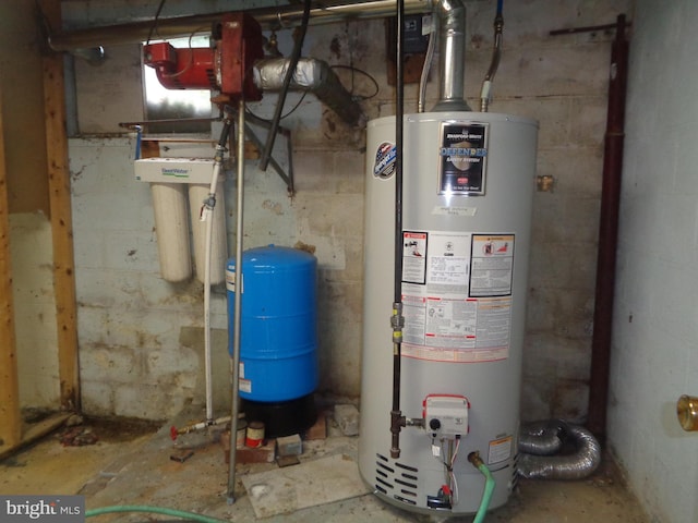 4350 Back Maitland Rd, Mcclure, PA 17841 - utility room with water heater