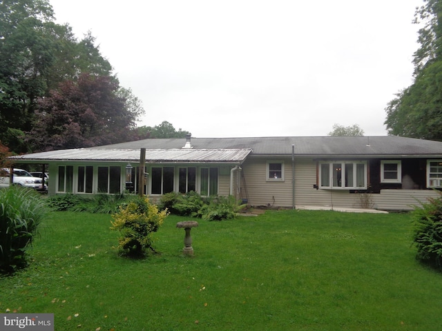 4350 Back Maitland Rd, Mcclure, PA 17841 - rear view of house with a yard