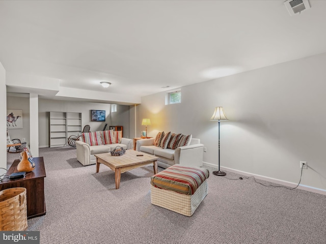 158 Dinwiddie Way, Kearneysville, WV 25430 - carpeted living area with baseboards
