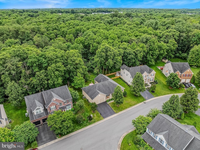 158 Dinwiddie Way, Kearneysville, WV 25430 - aerial view of residential area with a heavily wooded area