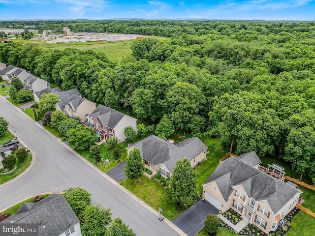 158 Dinwiddie Way, Kearneysville, WV 25430 - aerial perspective of suburban area featuring a forest
