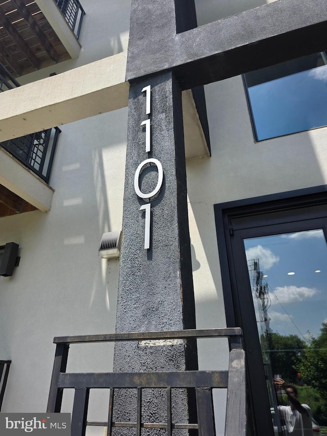1101 Fern St NW Unit 301, Washington, DC 20012 - exterior view of stucco siding
