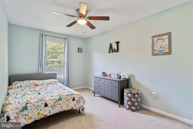 31 Hoag Ln, Aston, PA 19014 - carpeted bedroom featuring baseboards and a ceiling fan