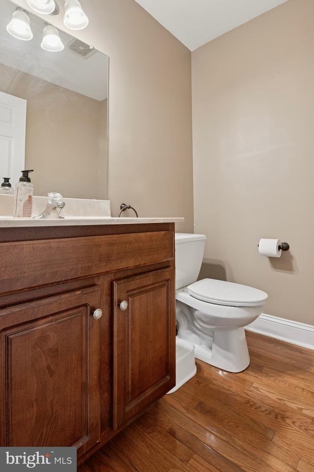 31 Hoag Ln, Aston, PA 19014 - half bath with wood finished floors and vanity