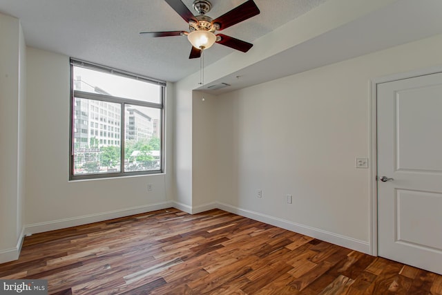 3650 S Glebe Rd Unit 239, Arlington, VA 22202 - empty room with wood finished floors and ceiling fan