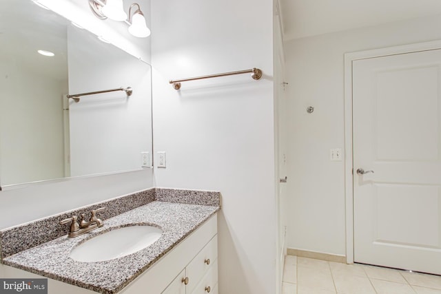 3650 S Glebe Rd Unit 239, Arlington, VA 22202 - bathroom featuring vanity and tile patterned flooring
