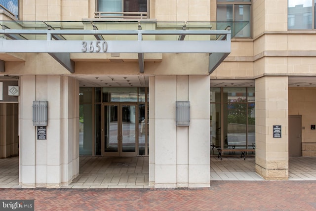 3650 S Glebe Rd Unit 239, Arlington, VA 22202 - view of exterior entry featuring a balcony