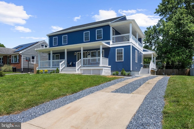 2910 Georgia Ave, Halethorpe, MD 21227 - view of front of home with a porch, driveway, and a front yard