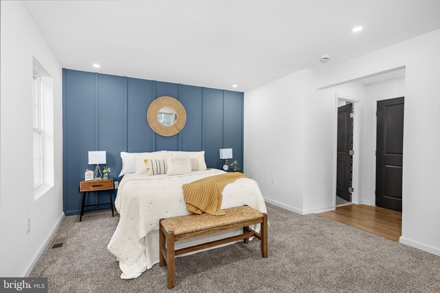 2910 Georgia Ave, Halethorpe, MD 21227 - carpeted bedroom with recessed lighting