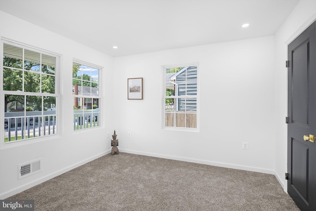 2910 Georgia Ave, Halethorpe, MD 21227 - empty room featuring carpet and recessed lighting