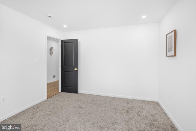 2910 Georgia Ave, Halethorpe, MD 21227 - carpeted spare room featuring recessed lighting and a smoke detector