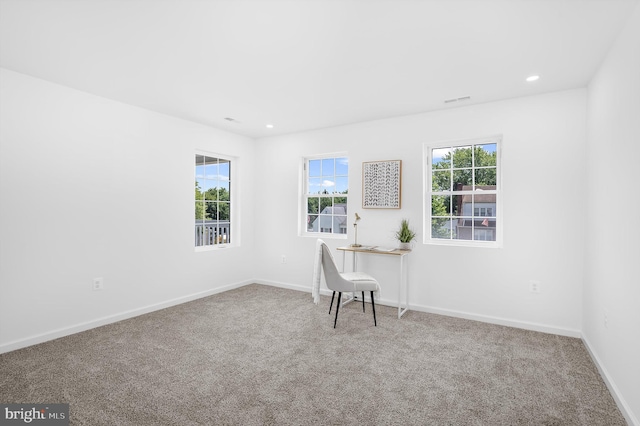 2910 Georgia Ave, Halethorpe, MD 21227 - unfurnished office featuring carpet flooring and recessed lighting
