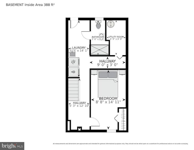 1539 K St SE, Washington, DC 20003 - view of home floor plan